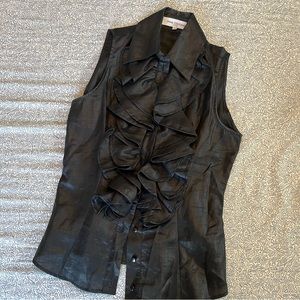 Anne fontaine silk tank top